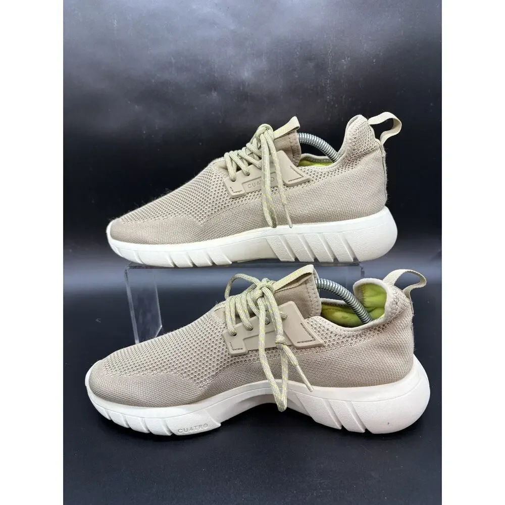 CU4TRO Four Stunner Gray Knit Sung Training Running Shoes Gym Sneakers Men’s 10
